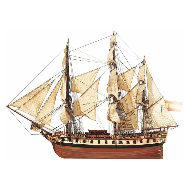 Maqueta de barco de madera Diana