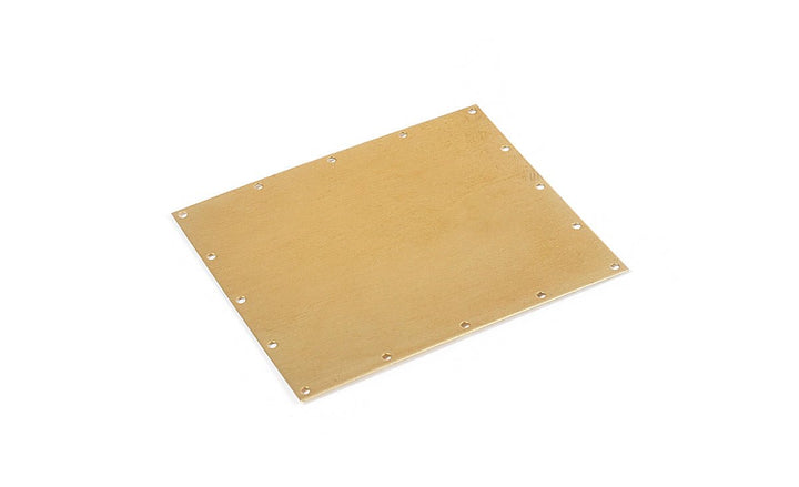Plancha latón 55x47x0,3 mm para maquetas