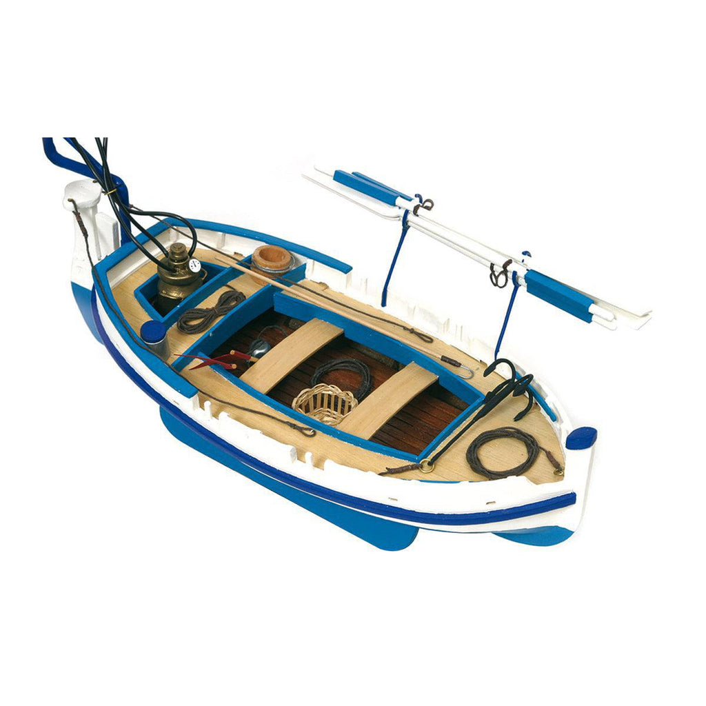 Maqueta de barco de madera Calella bot de llum