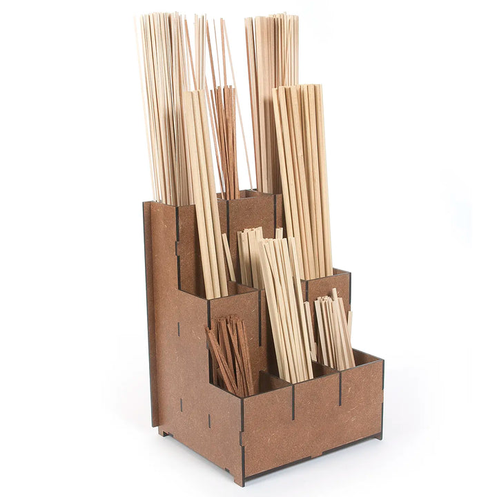 Módulo organizador para listones para maquetas y modelismo