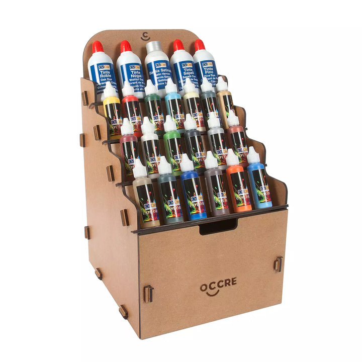 Mueble expositor para pinturas de maquetas y modelismo