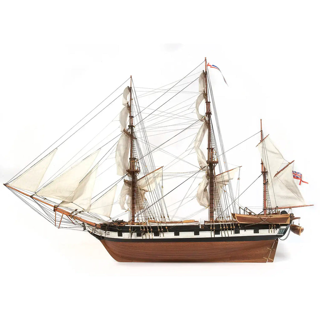 Maqueta de barco de madera HMS Beagle