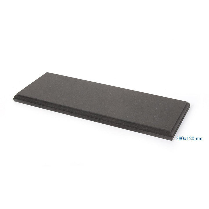 peana  negra 380x120 mm para modelismo y maquetas