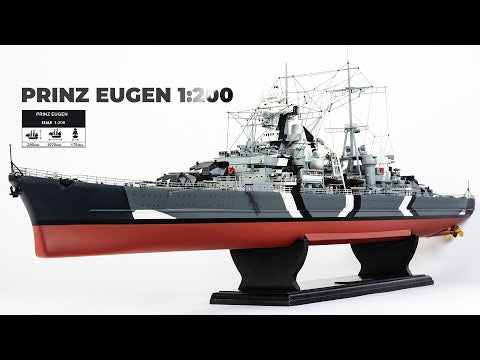 Maqueta de barco de metal Prinz Eugen