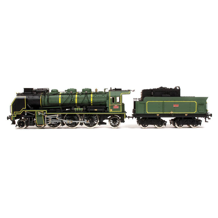 Maqueta de tren Pacific de madera y metal