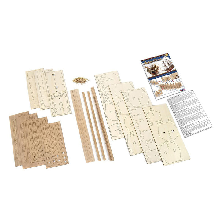 Maqueta de barco de madera Sma Trinidad Pack 1