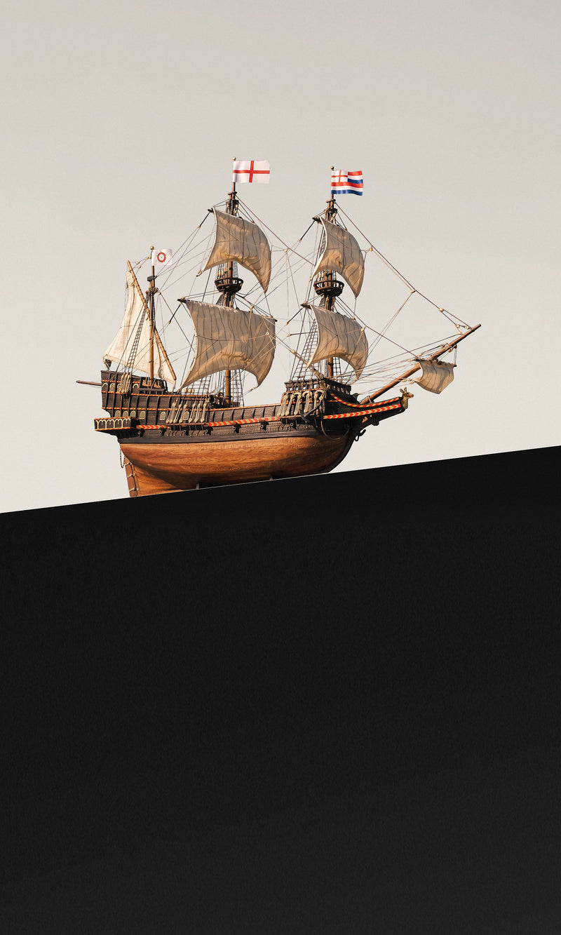 Así se construye la Maqueta del Golden Hind
