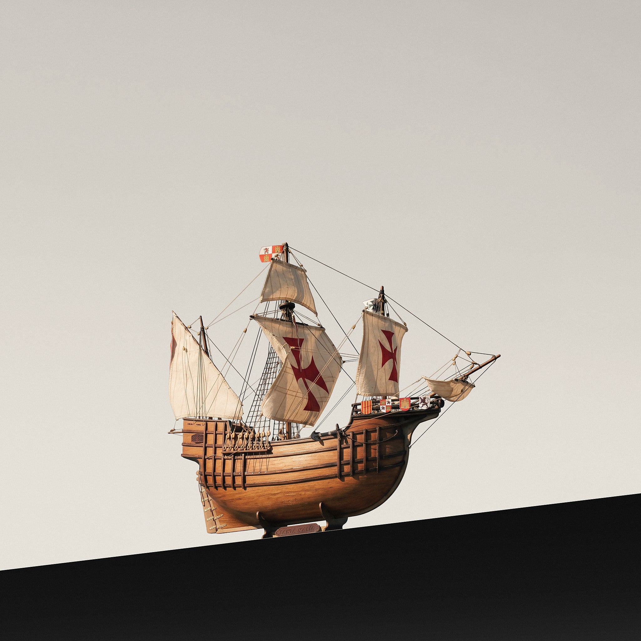 Maquette de bateau Santa Maria