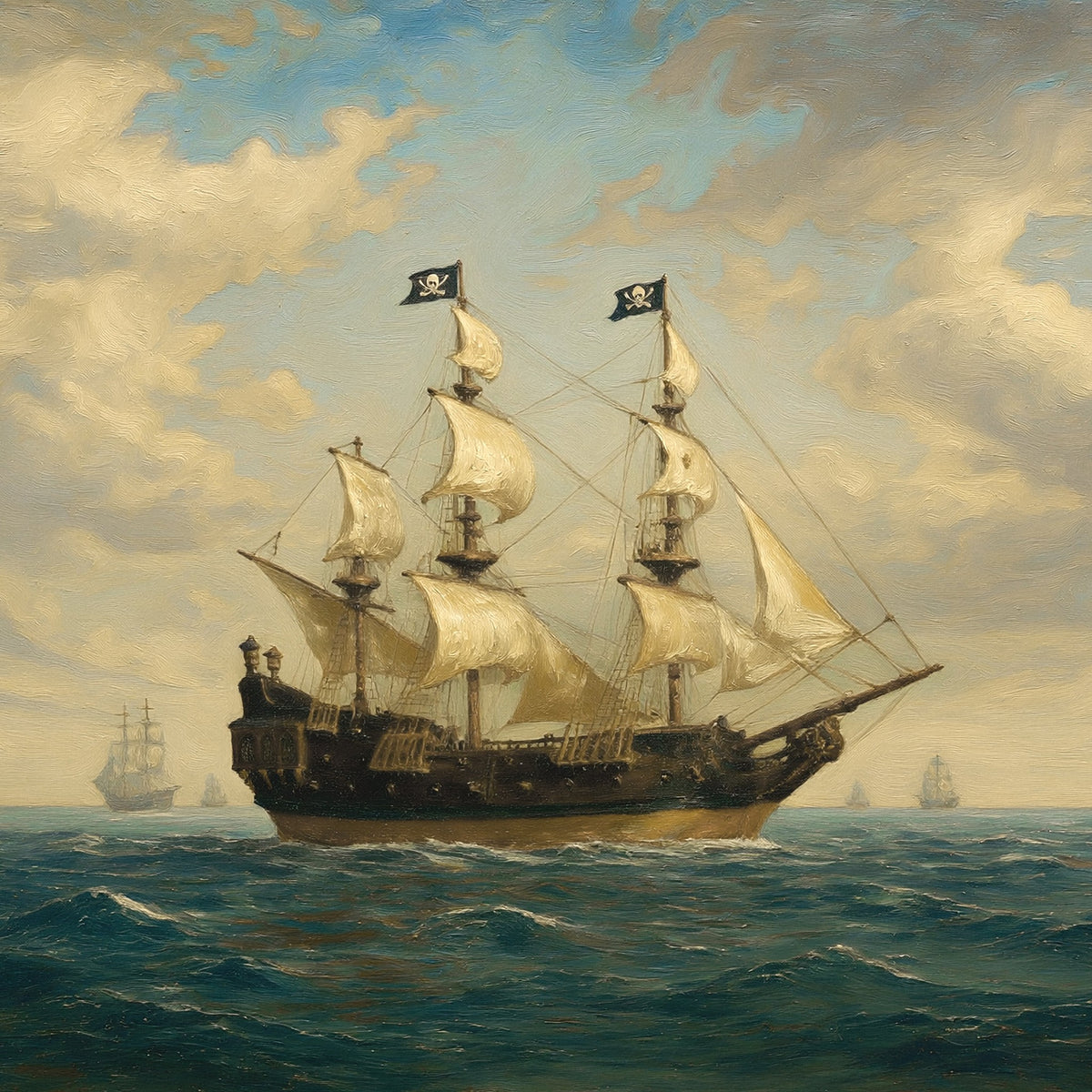The Black Swan Pirate Ship Model