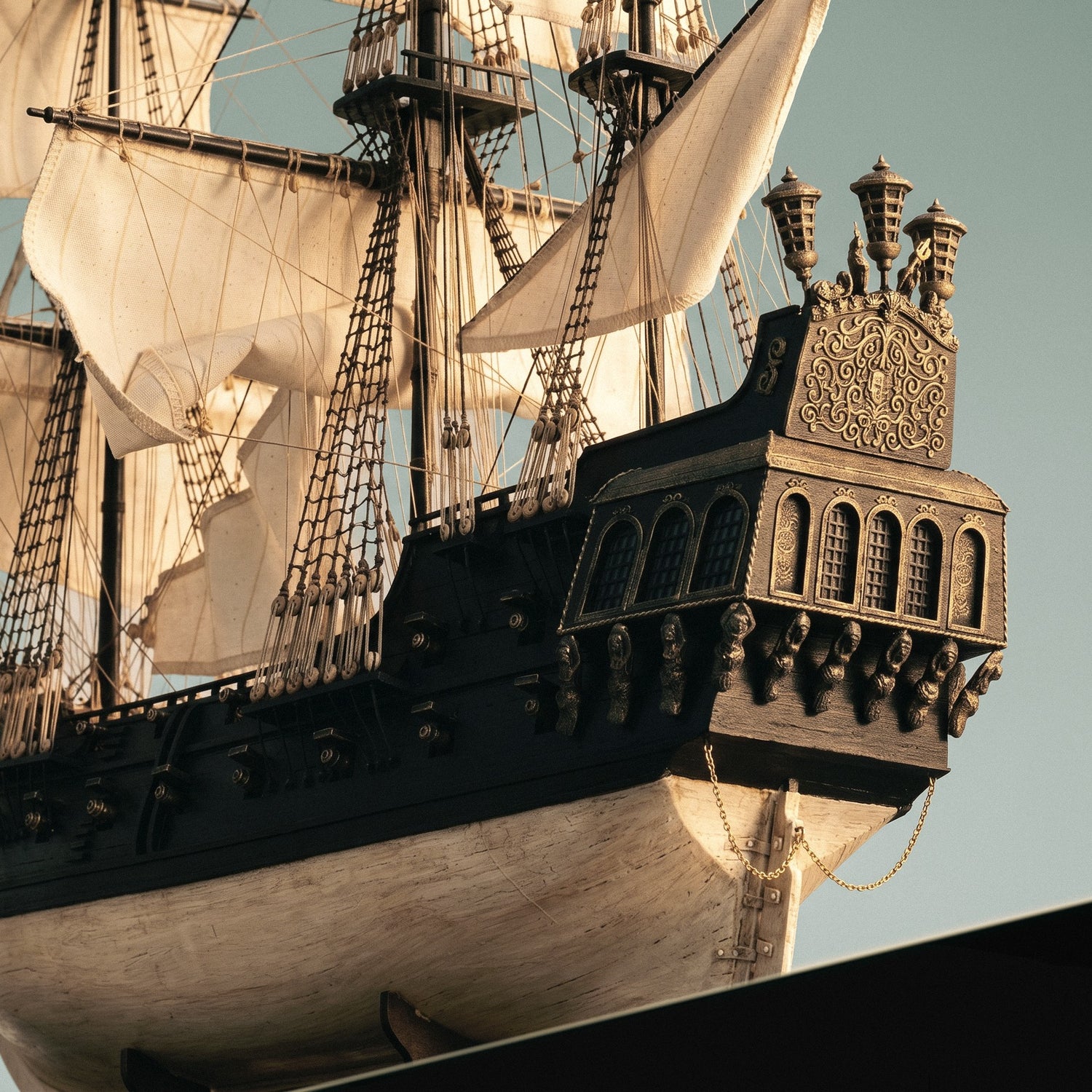 The Black Swan Pirate Ship Model
