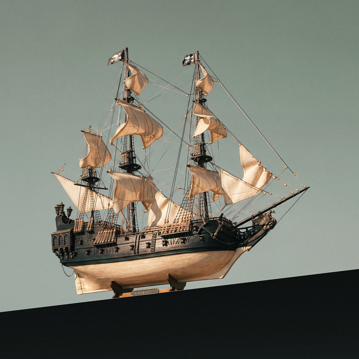 Maquette bateau Cygne Noir (Black Swan)