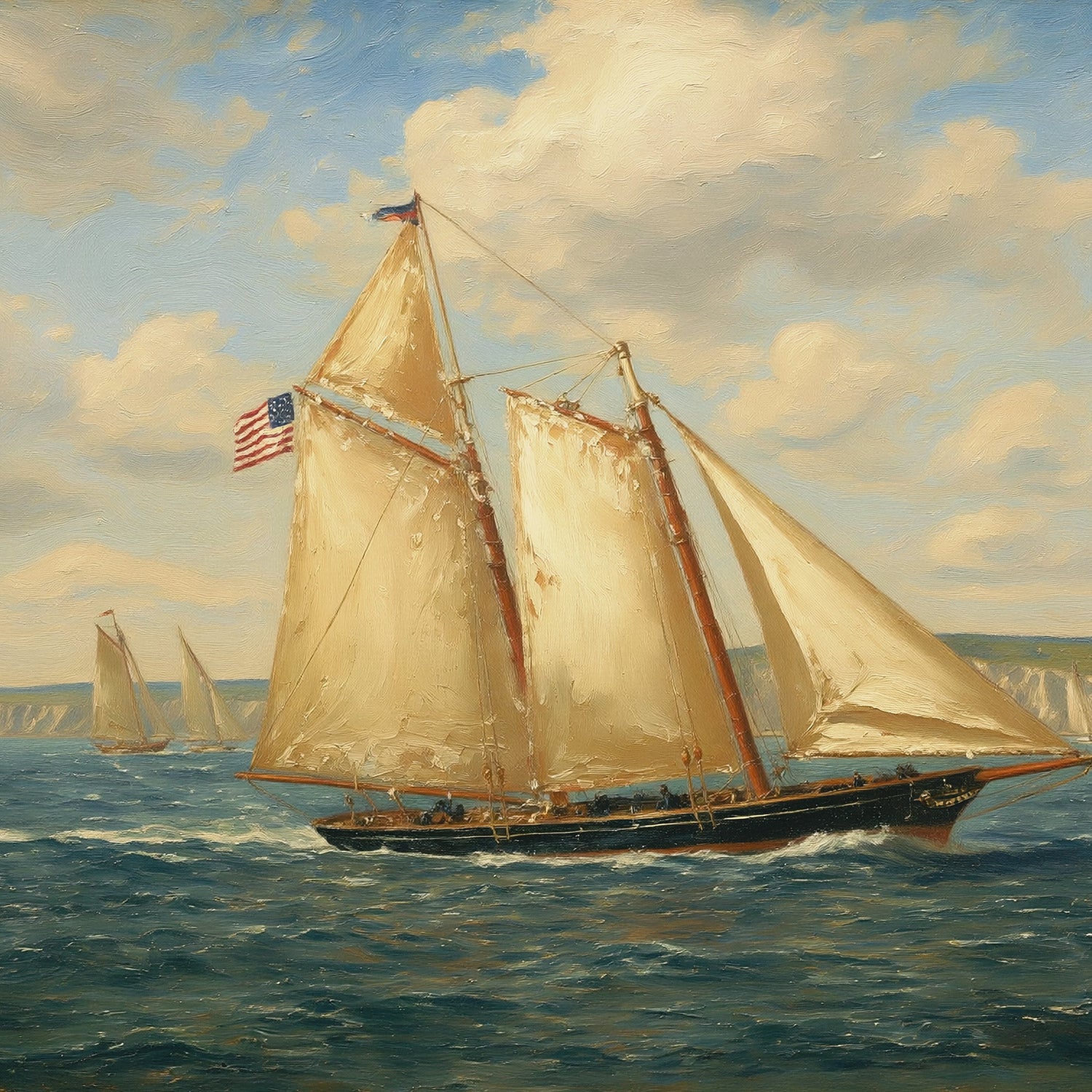 Maquete Iate Endeavour – America’s Cup 1934