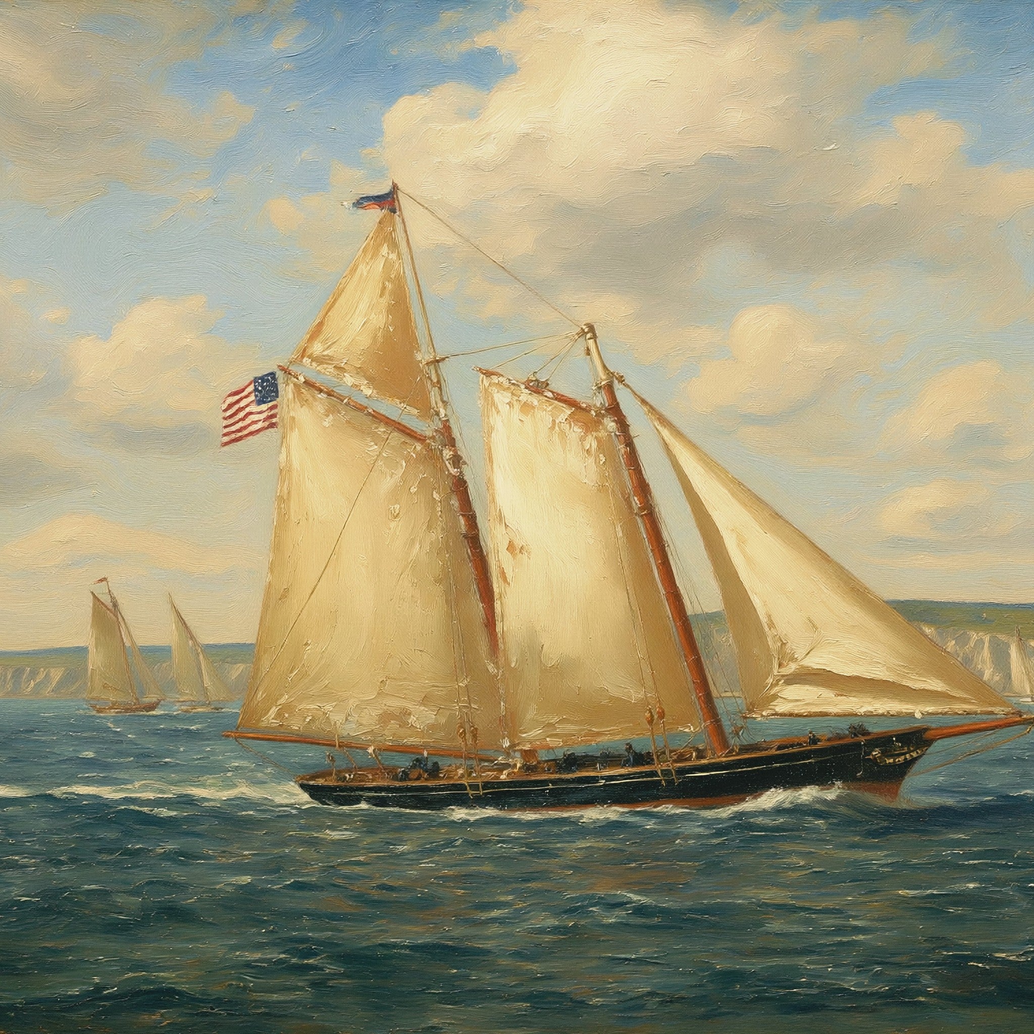 Maquete Iate Endeavour – America’s Cup 1934