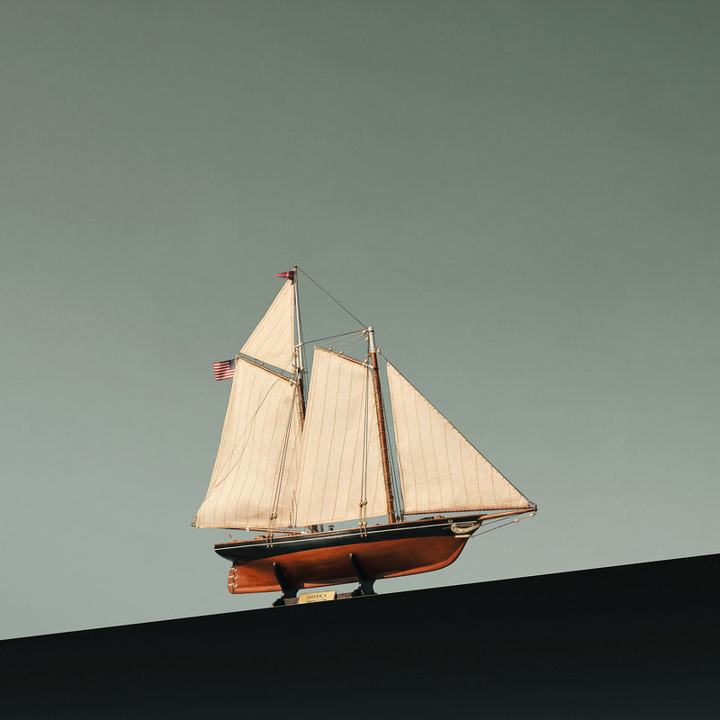 Maqueta del Yate America 1851 – Copa América | Escala 1/75