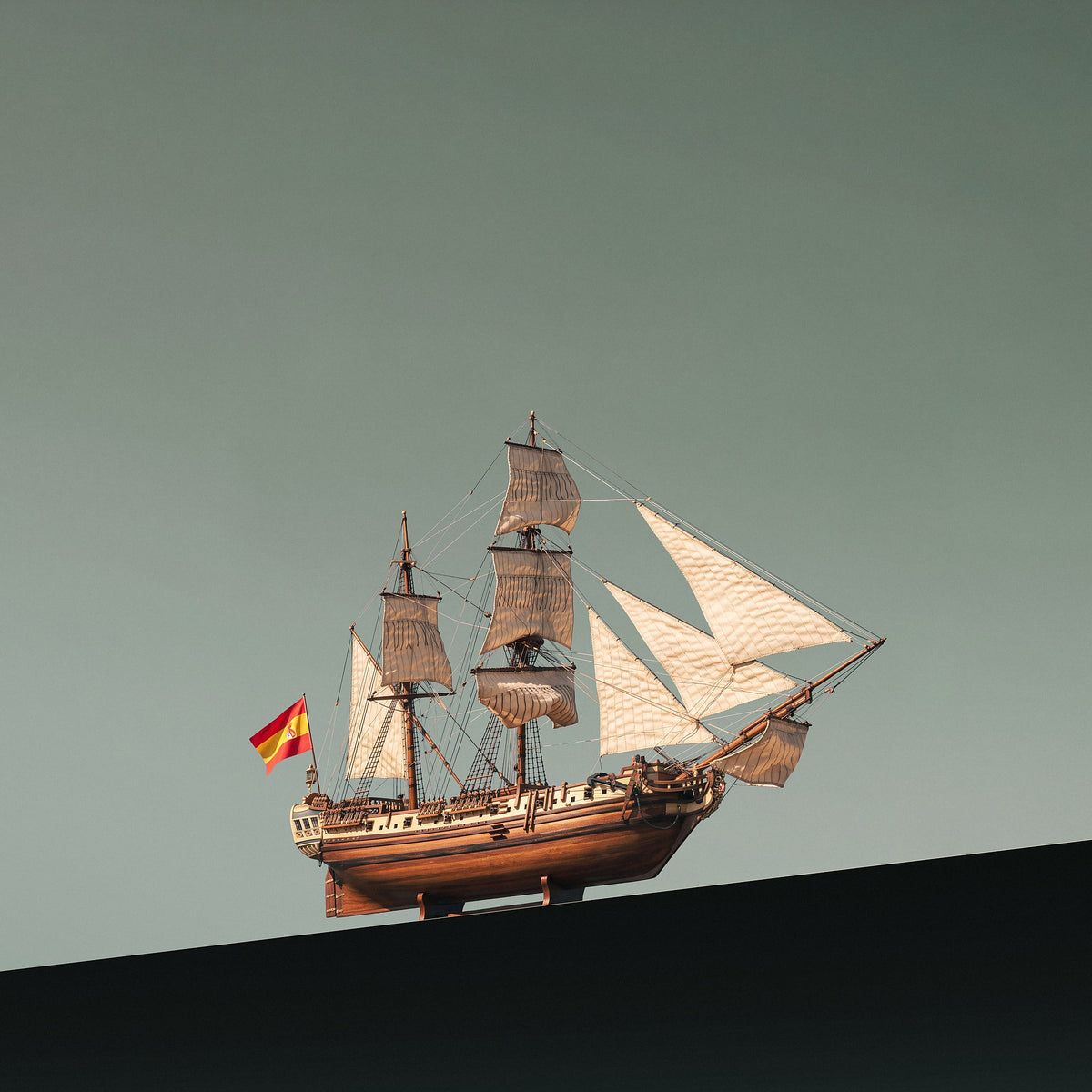 Maqueta Barco La Candelaria