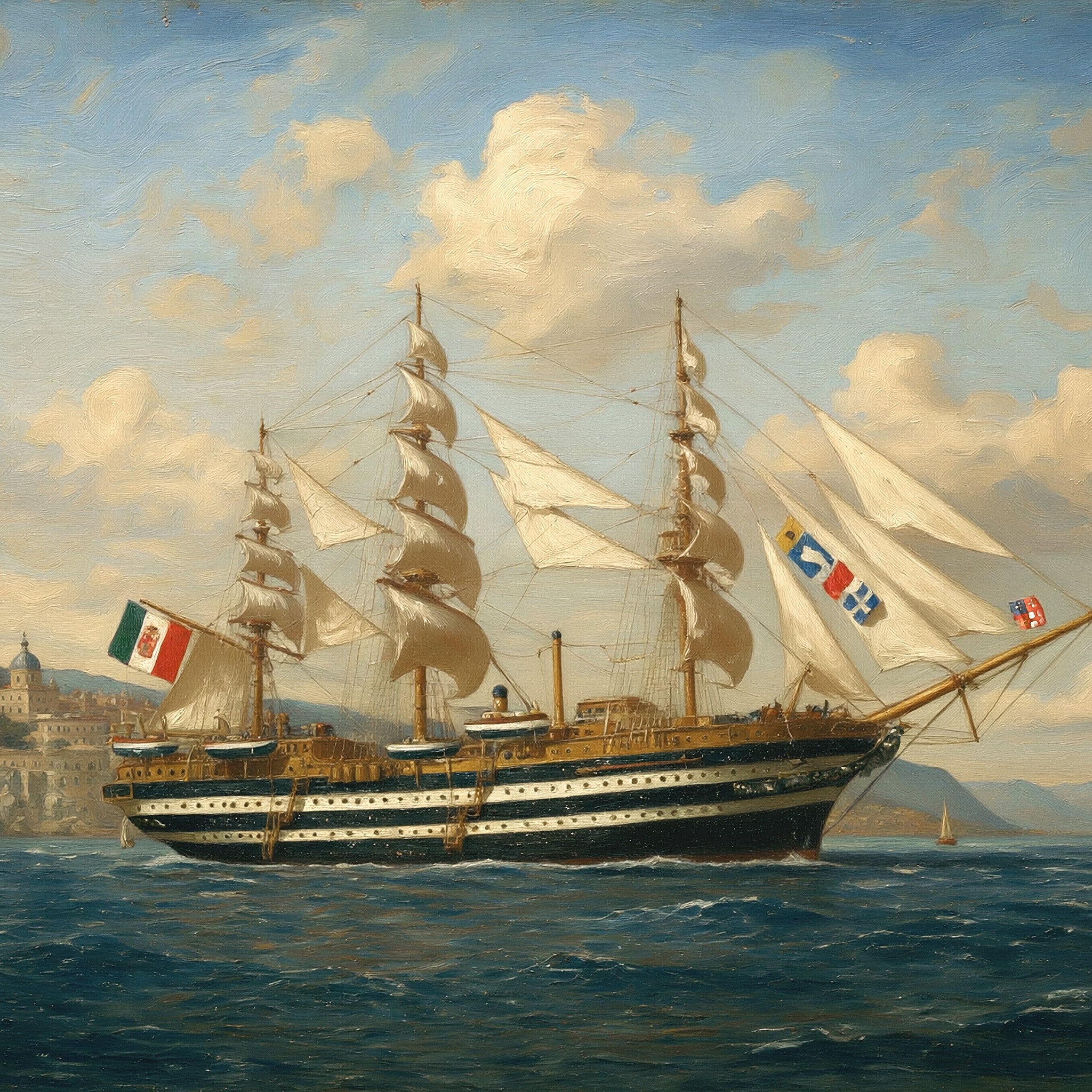 Maqueta Barco Amerigo Vespucci