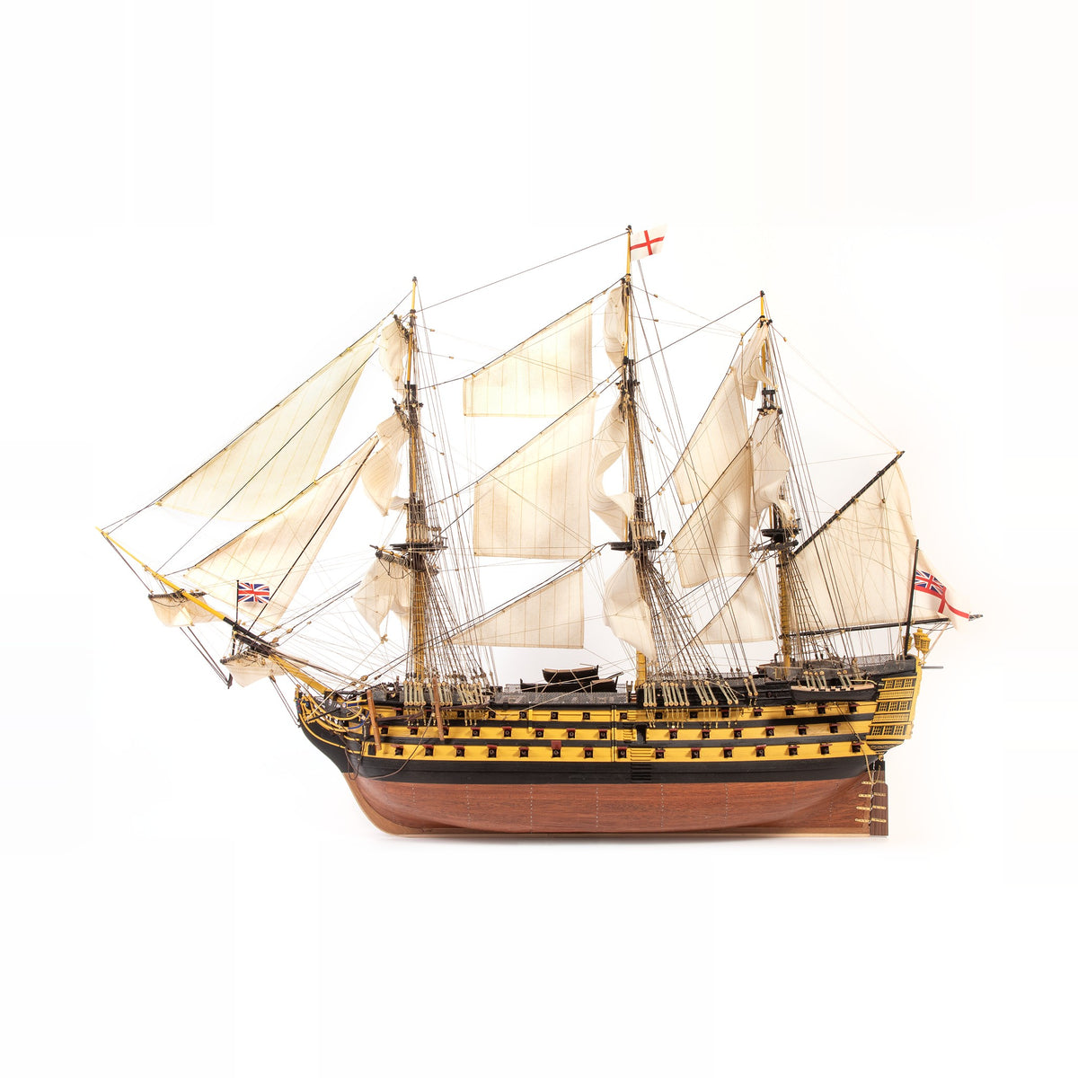 Maqueta del HMS Victory en madera