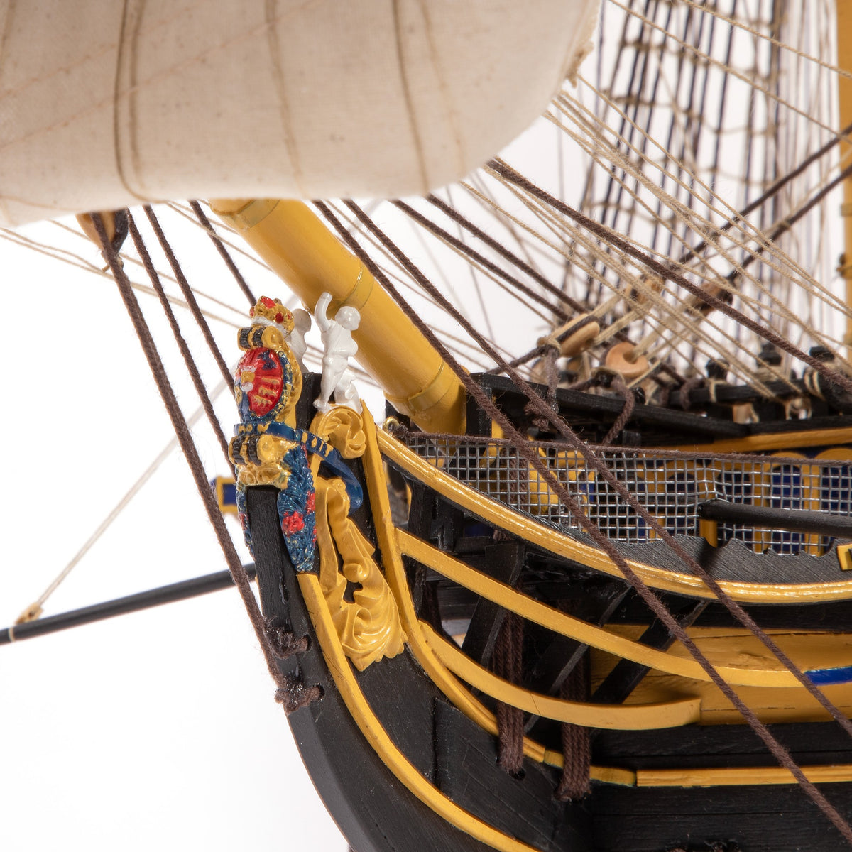 Maqueta del HMS Victory en madera