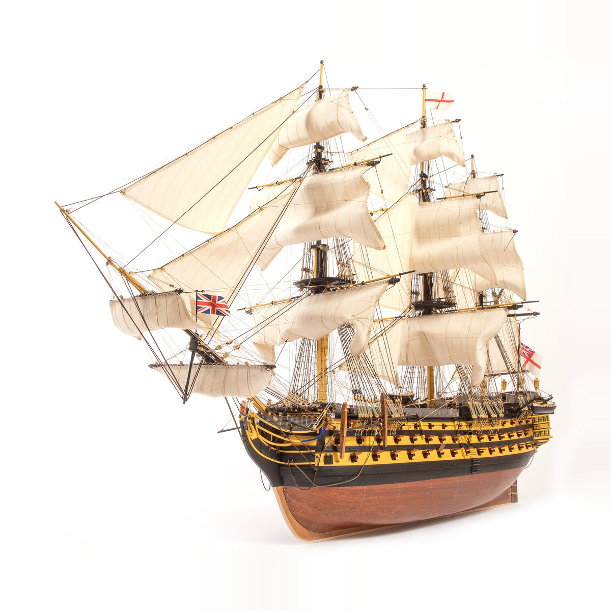 Maqueta del HMS Victory en madera