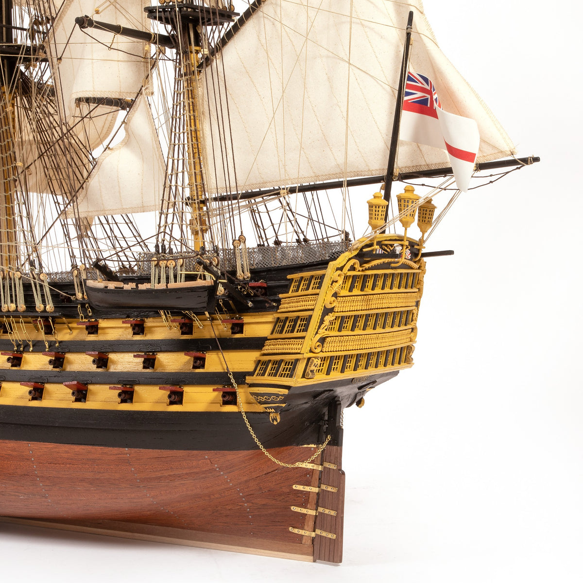 Maqueta del HMS Victory en madera