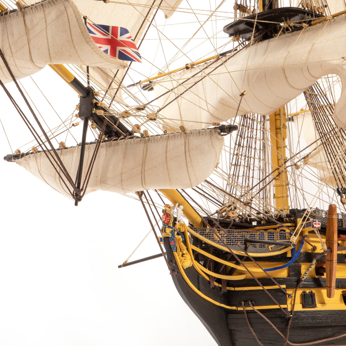 Maqueta del HMS Victory en madera