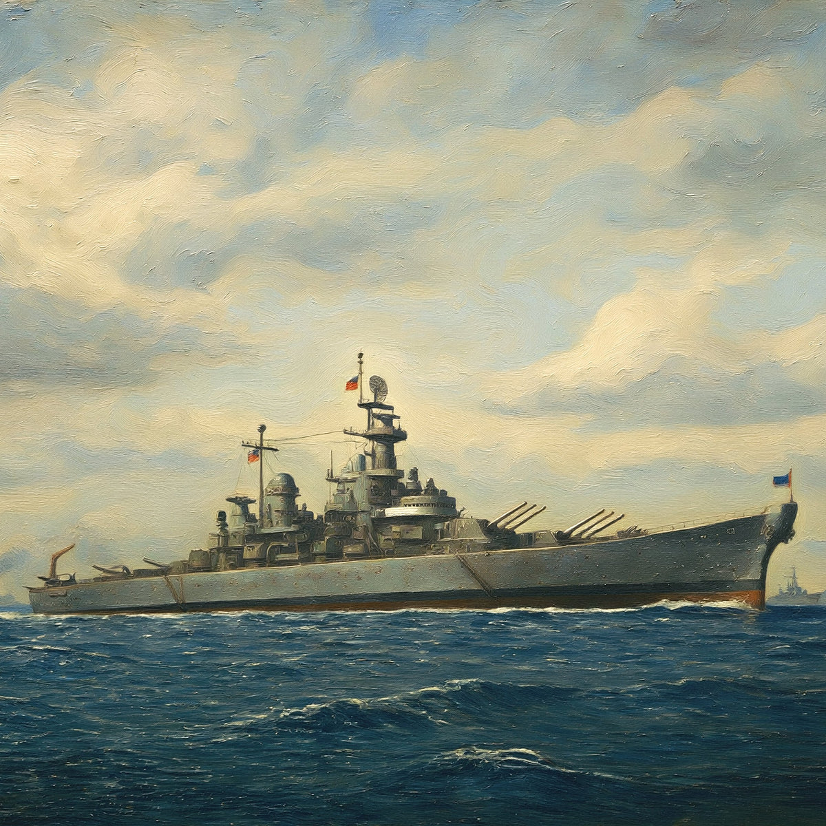 Maqueta Barco USS Missouri (BB-63)