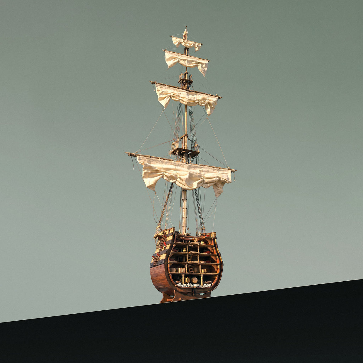Maqueta Barco Sec. Sma. Trinidad