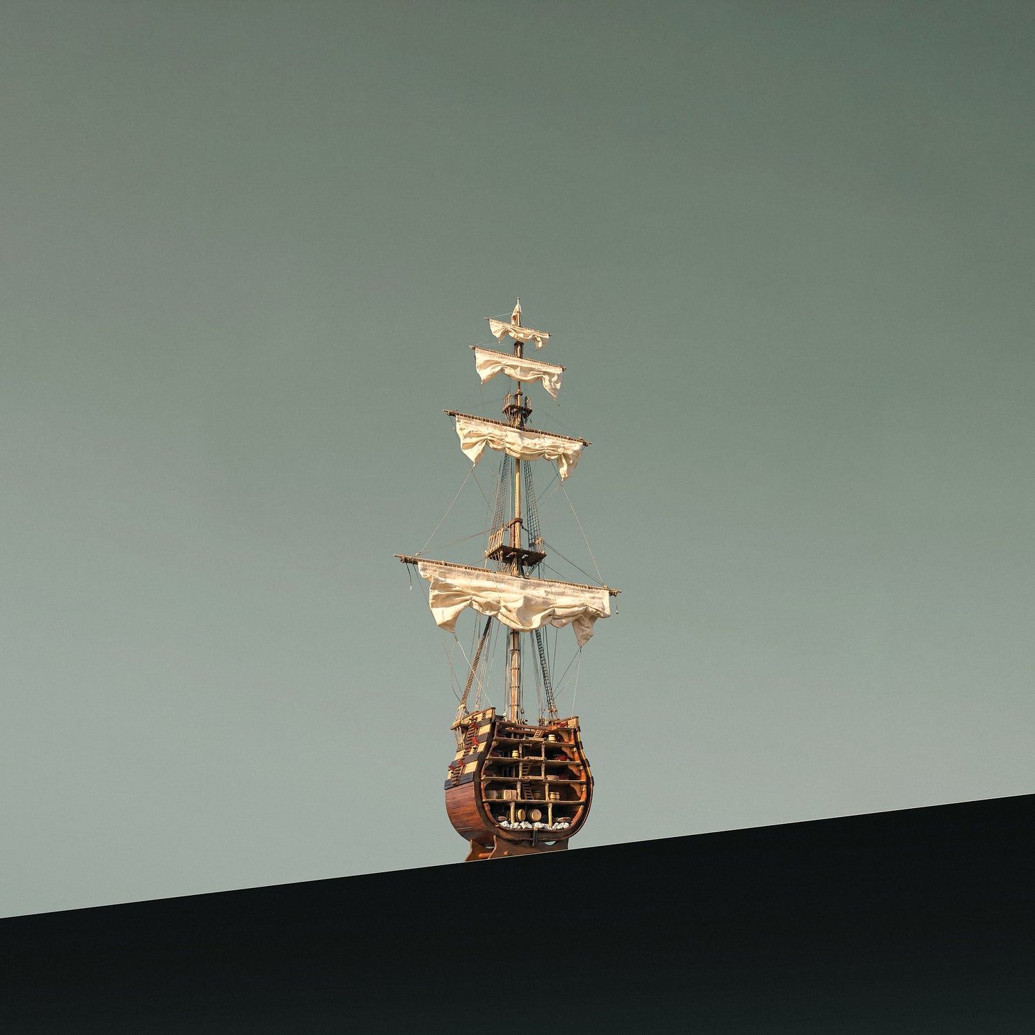 Maqueta Barco Sec. Sma. Trinidad