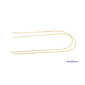 Brass Wire 1 mm x 400 mm (0.04 in x 15.75 in) – Pack of 2 units