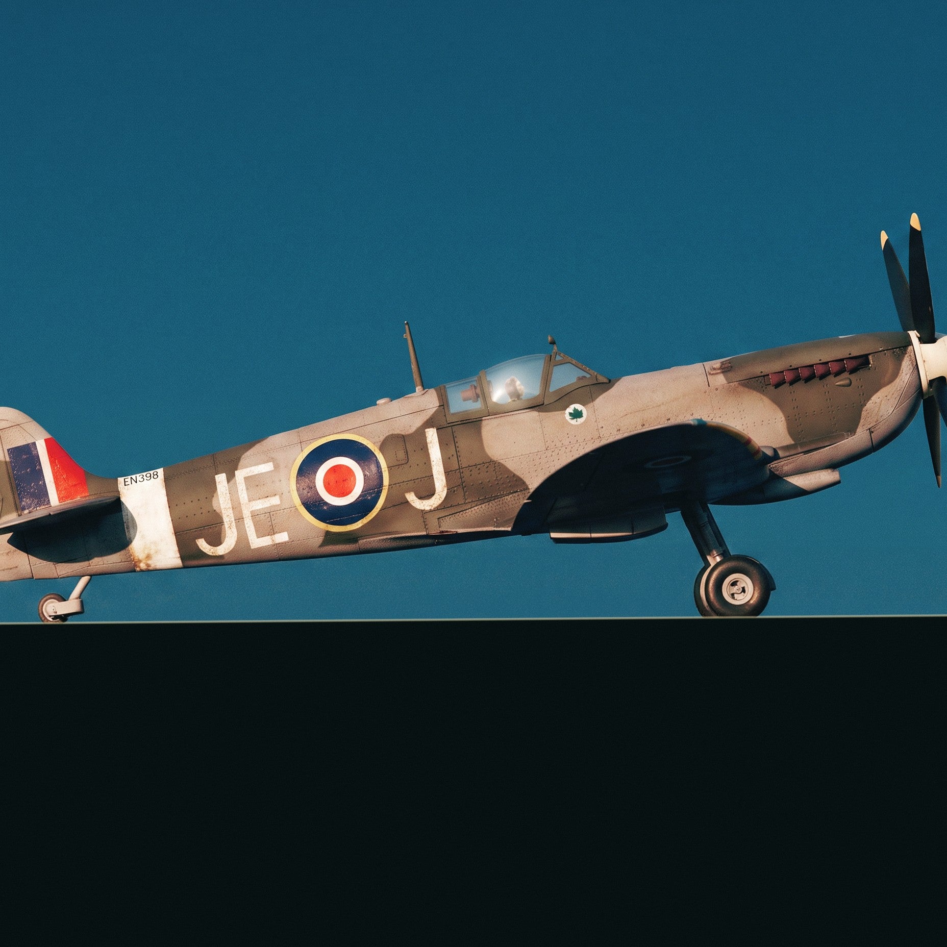 Supermarine Spitfire Mk IXc EN398 Aircraft Model – Second World War – 1/24 Scale