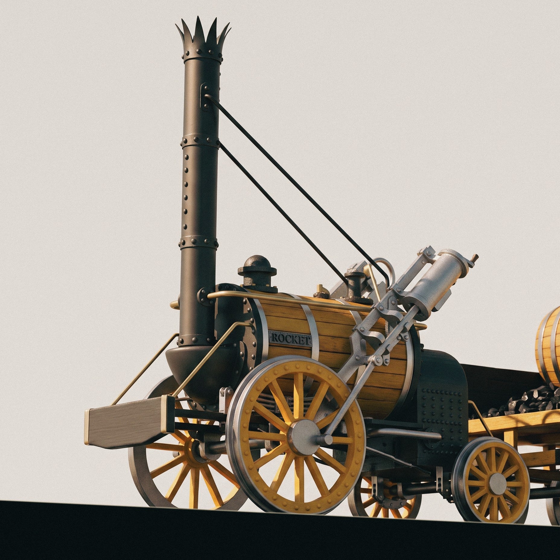 Maqueta Tren Rocket