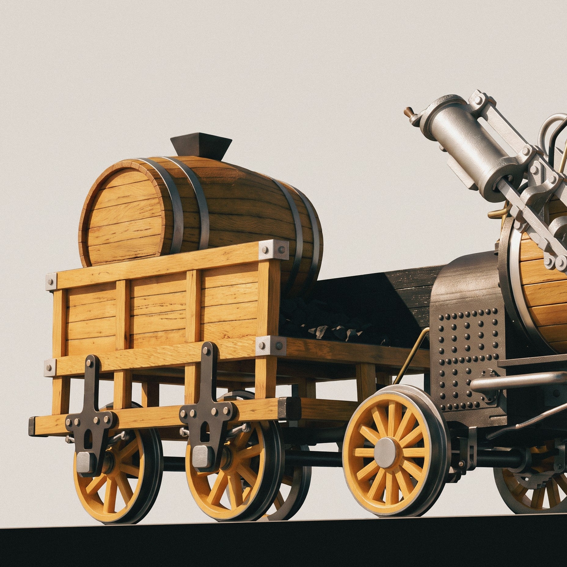 Maqueta Tren Rocket