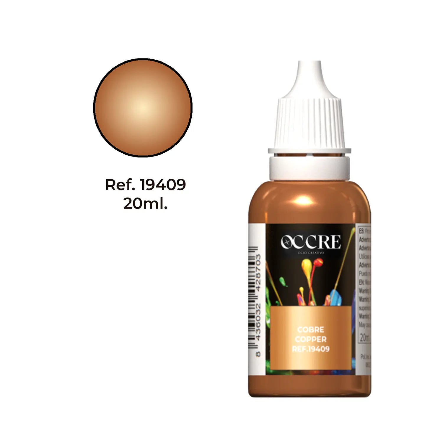 Pintura Acrílica Cobre 20 ml