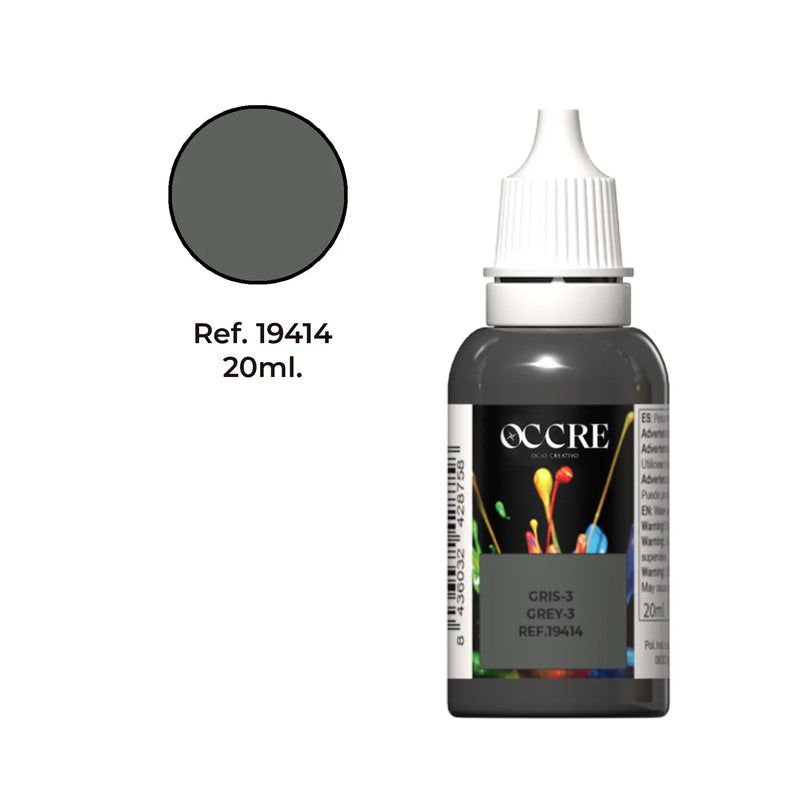 Acrylic Paint Dark Grey 20 ml