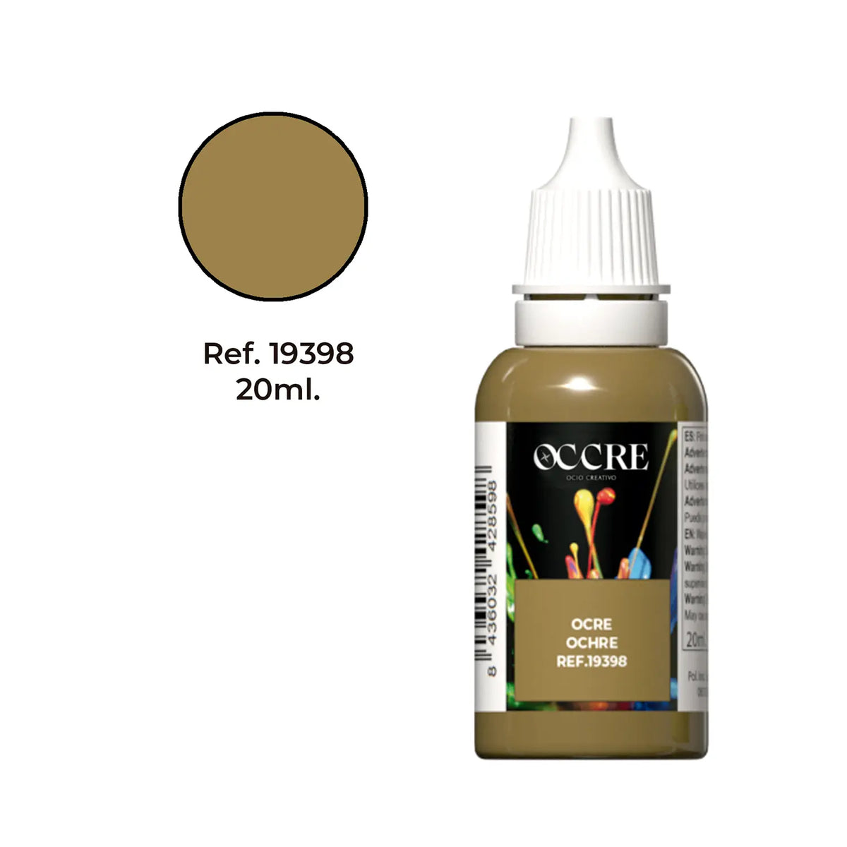 Acrylic Paint Ochre 20ml