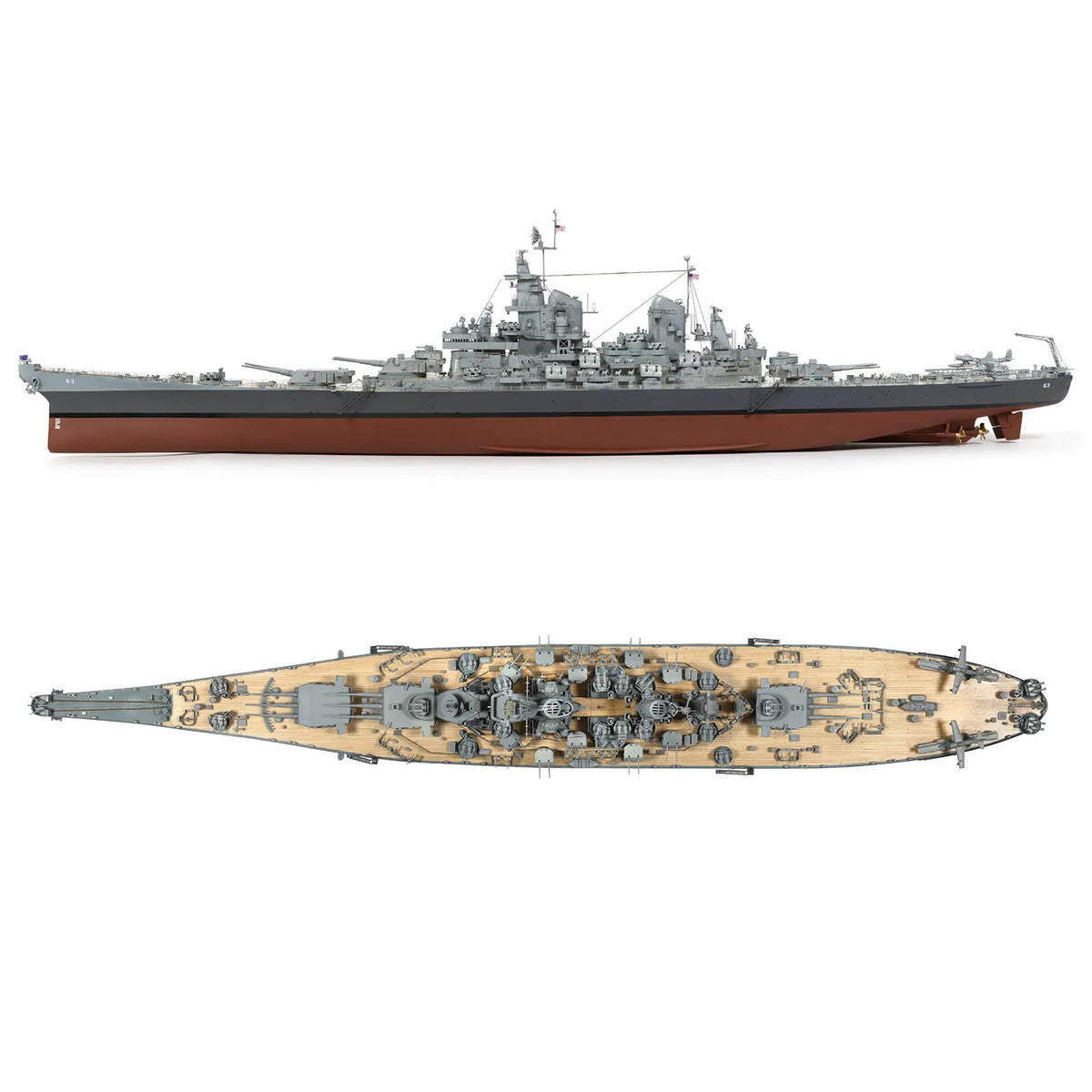 Maqueta Barco USS Missouri (BB-63)