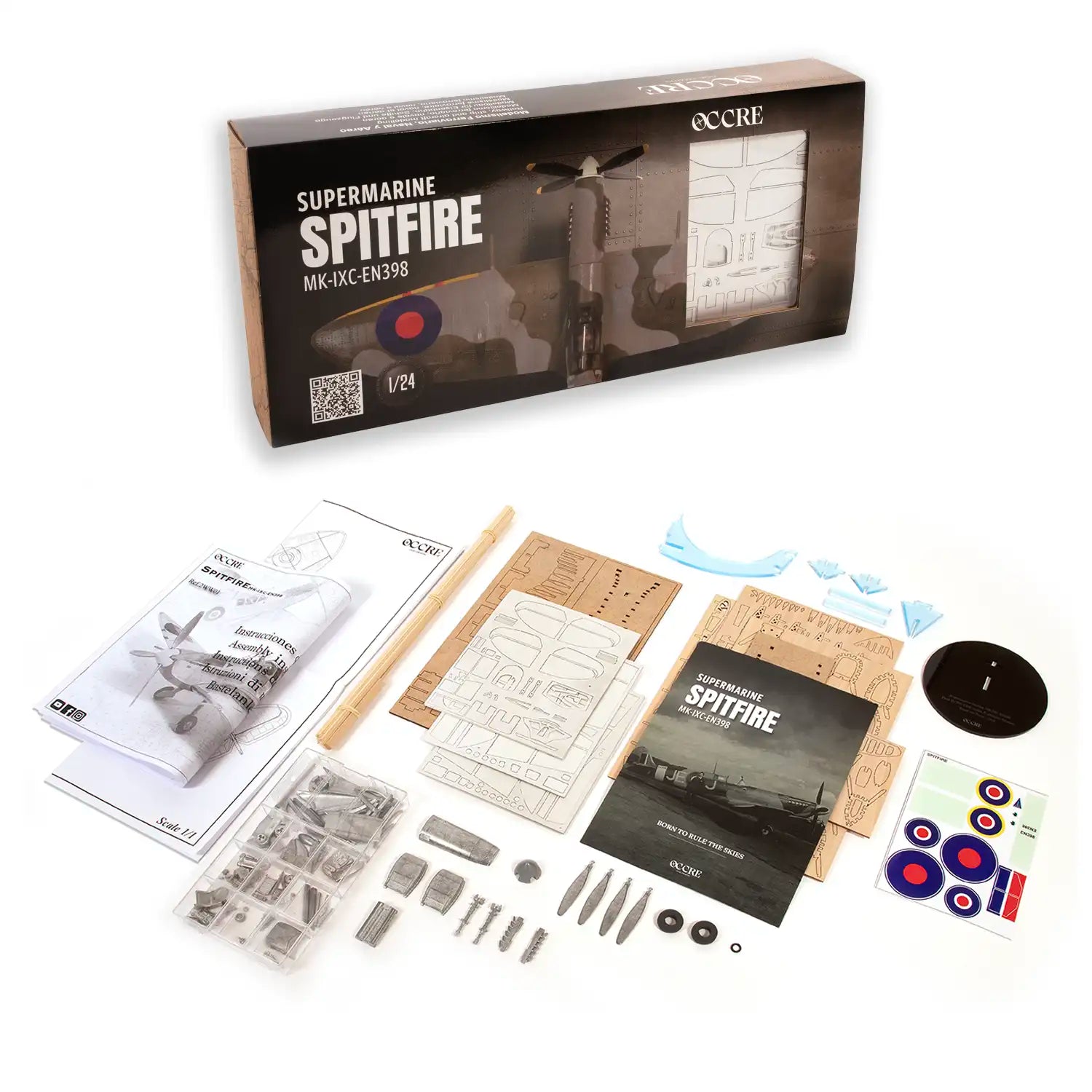 Supermarine Spitfire Mk IXc EN398 Aircraft Model – Second World War – 1/24 Scale