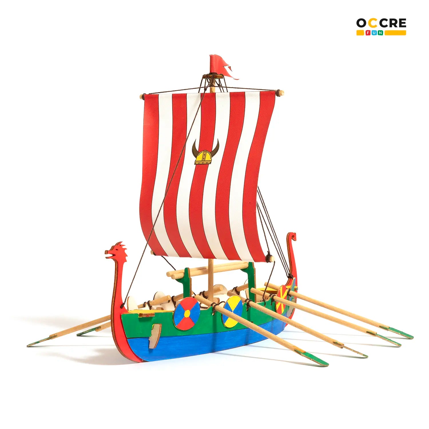 Modellino di nave vichinga per bambini