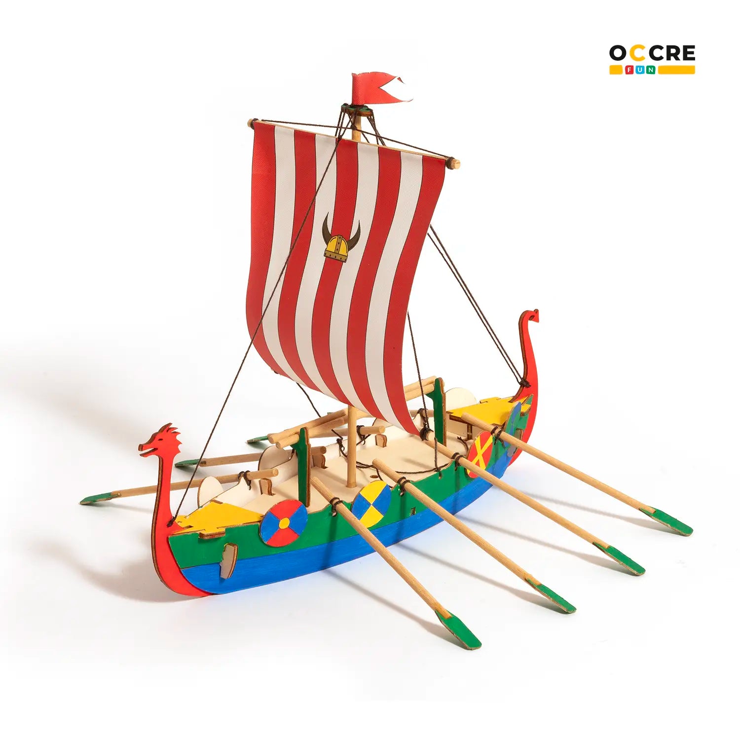 Modellino di nave vichinga per bambini