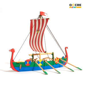 Modellino di nave vichinga per bambini