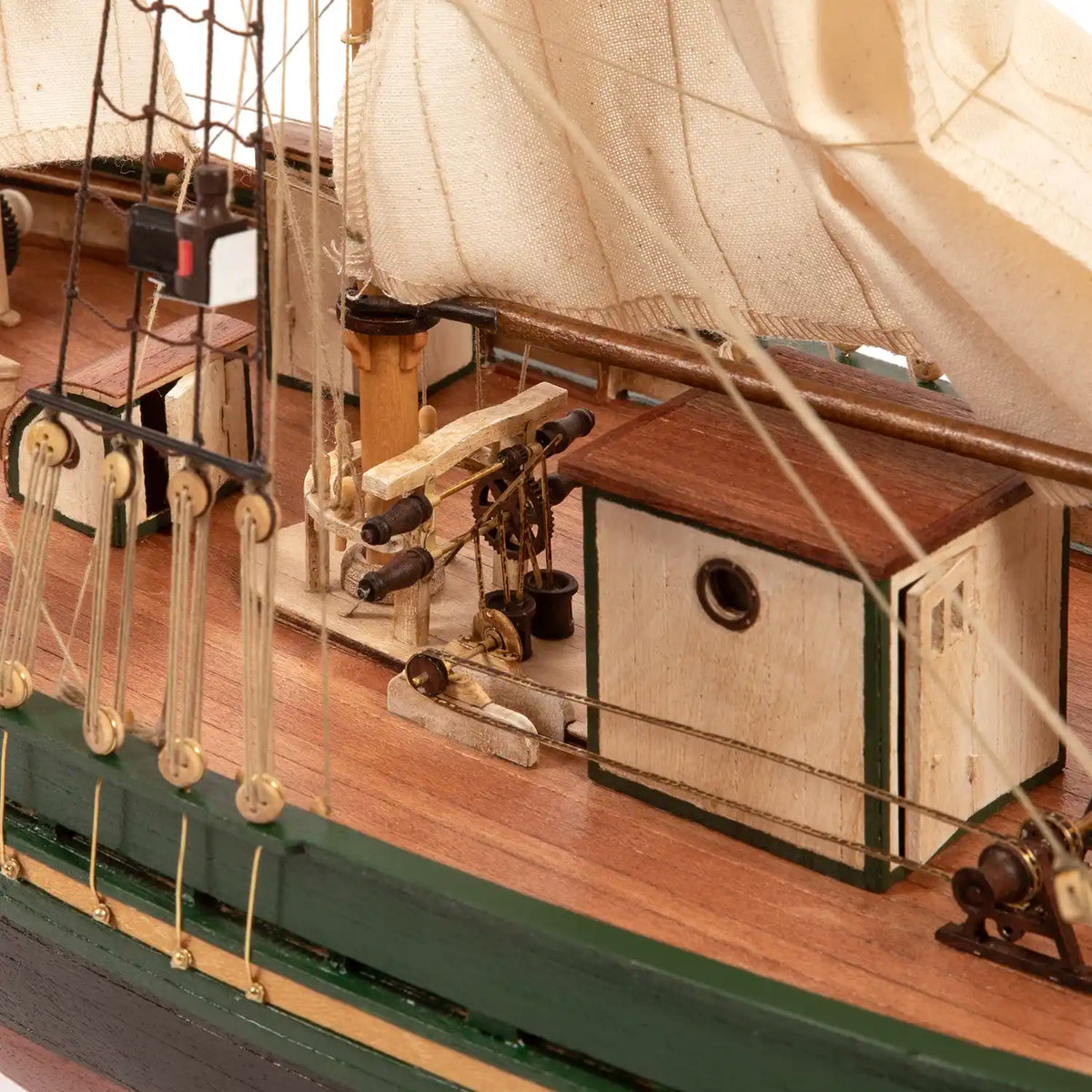 Gjøa Model Ship: Amundsen's Arctic Vessel at 1:45 scale