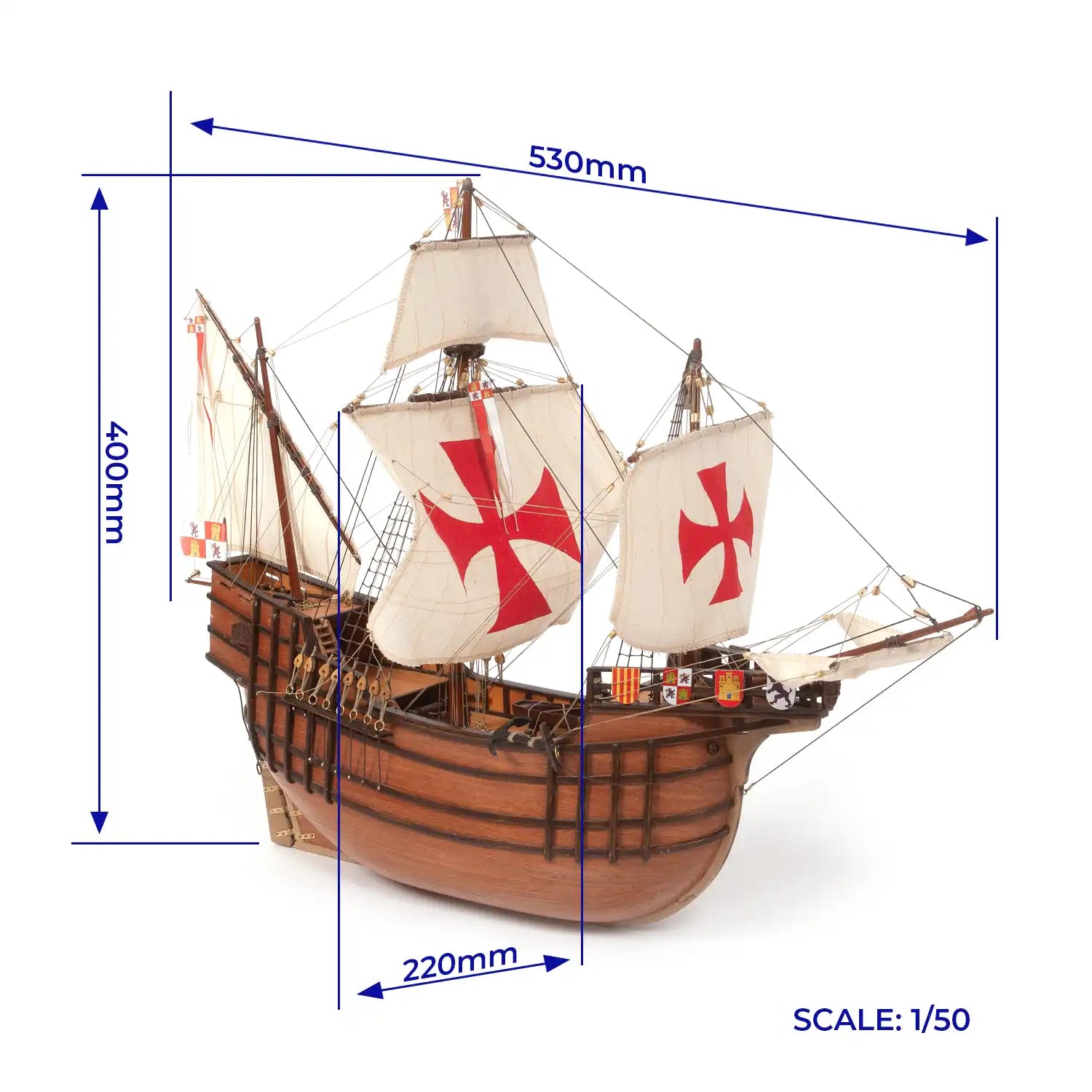 Buy Santa Maria Ship Model - OcCre - Fast Shipping to the United Buy Santa Maria Ship Model - OcCre - Fast Shipping to the United