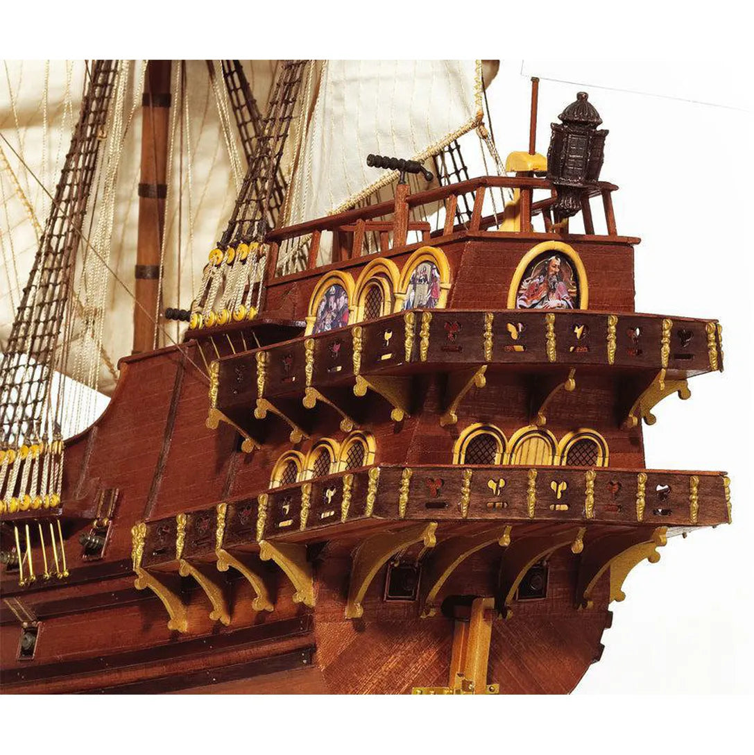 Maqueta barco de madera galeón Apóstol Felipe OcCre
