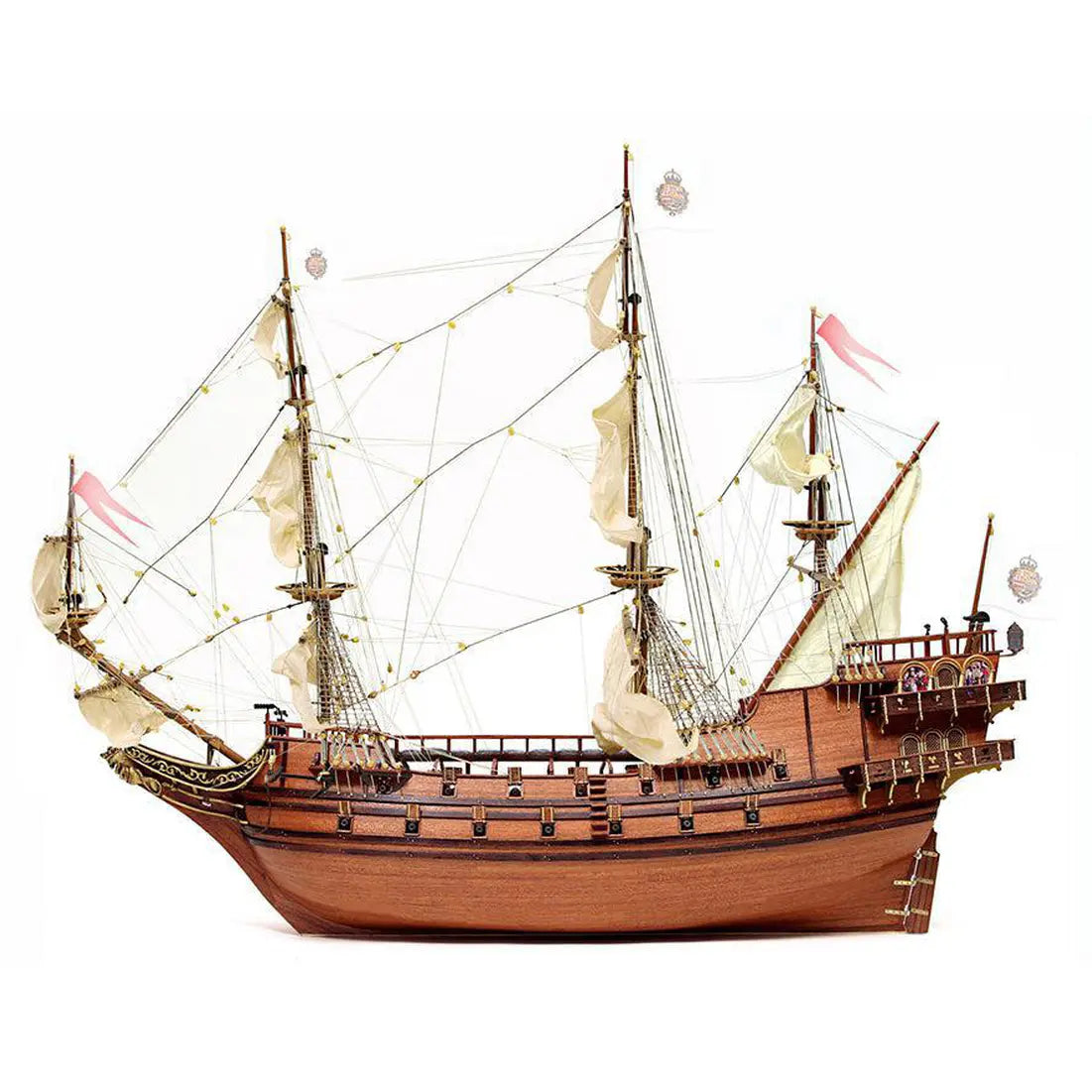 Maqueta barco de madera galeón Apóstol Felipe OcCre