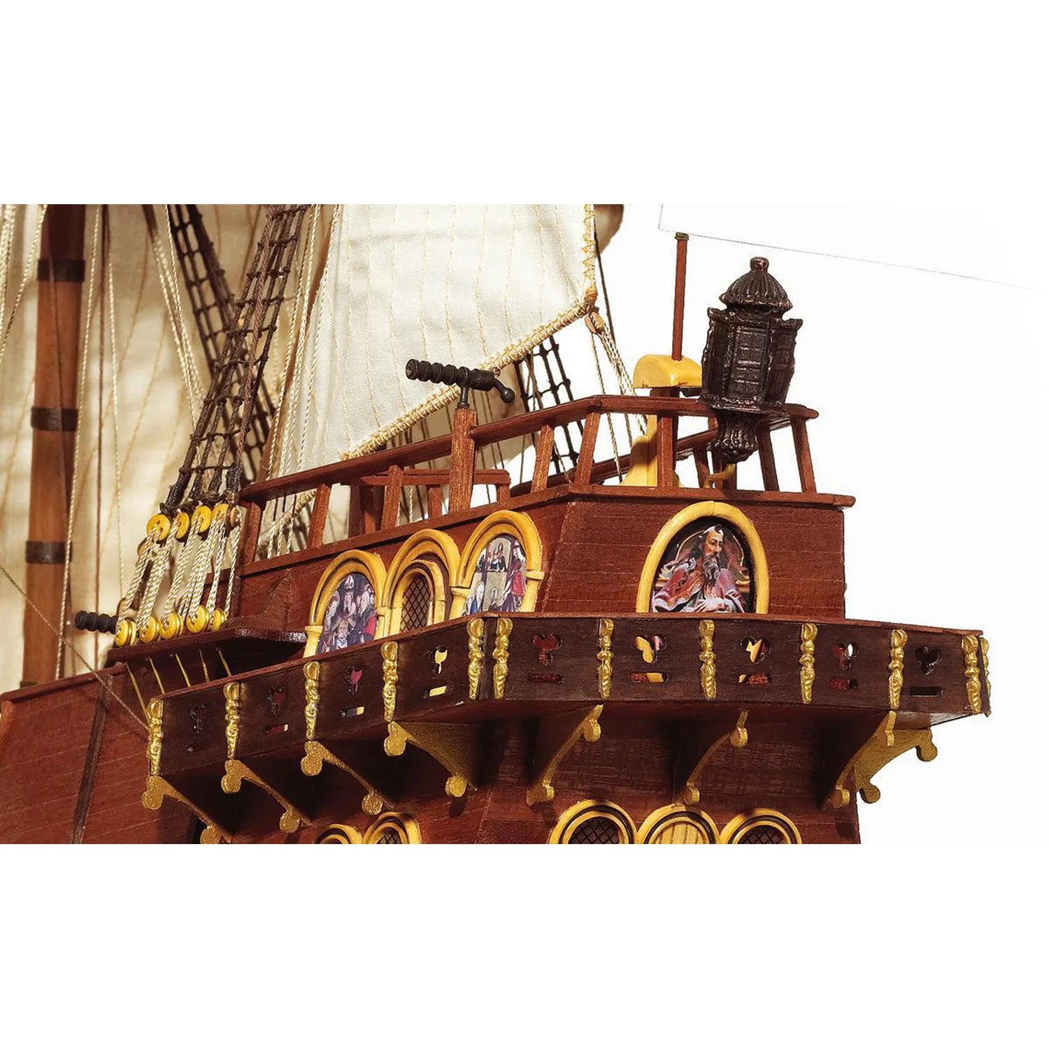 Maqueta barco de madera galeón Apóstol Felipe OcCre