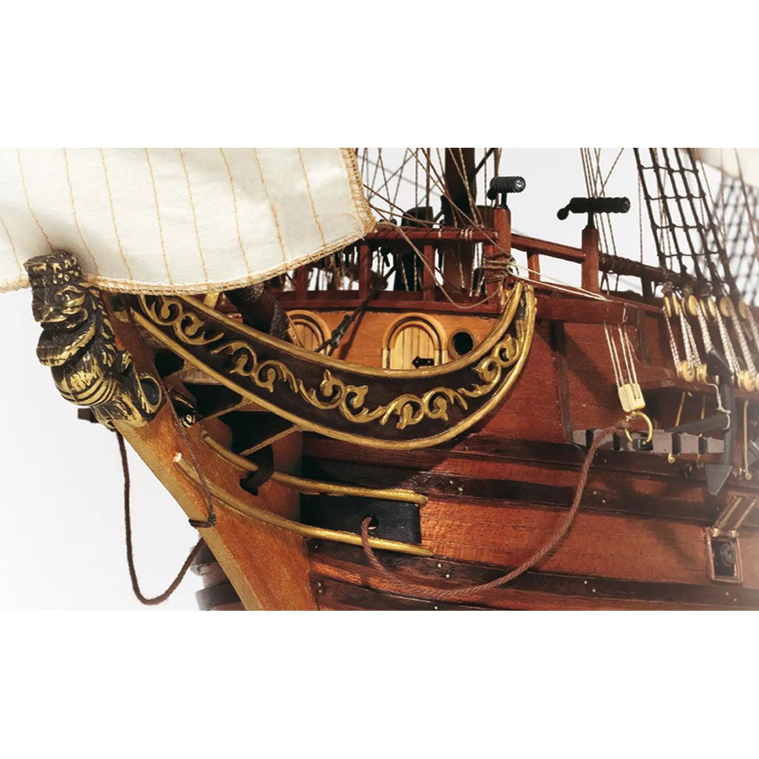 Maqueta barco de madera galeón Apóstol Felipe OcCre
