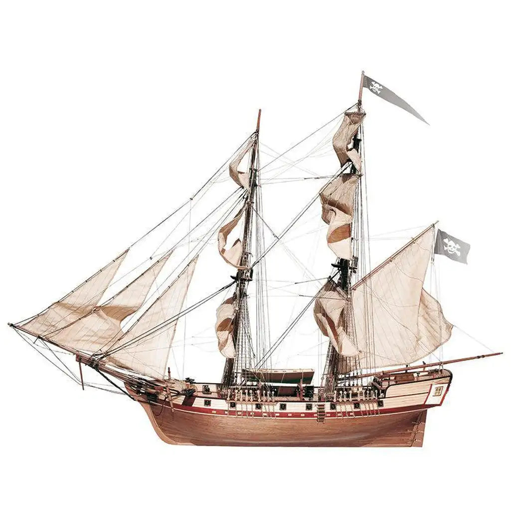 Maqueta de madera barco pirata Corsair OcCre