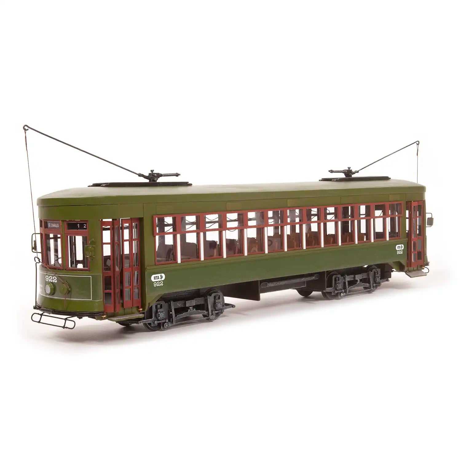 Modello In Scala 1/87 Del Tram Coreano C1 Nr.141, Simmering-Graz-Pauker 1957, Collezione In Lega Pressofusa, 17cm
