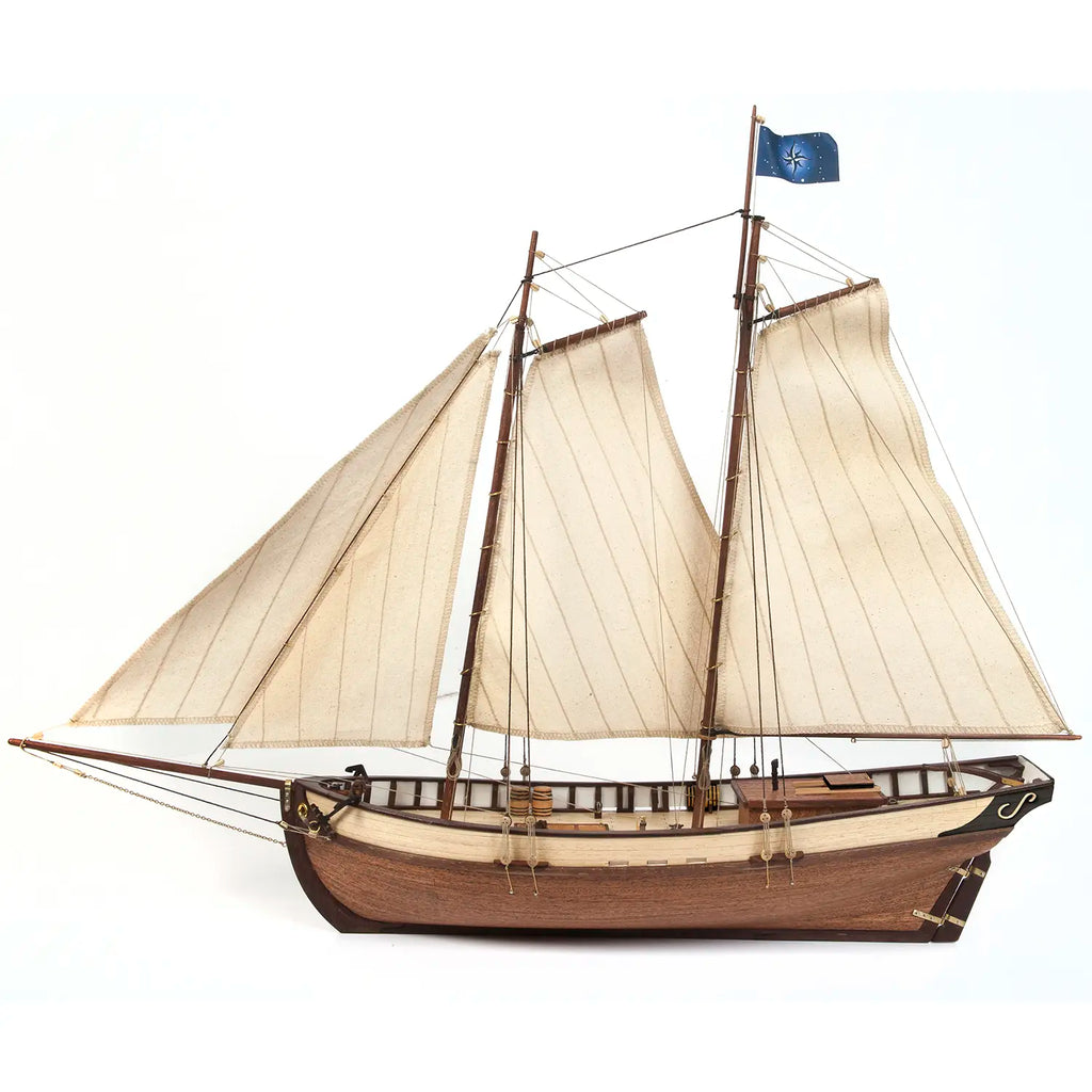 Maqueta de barco de madera iniciación Polaris