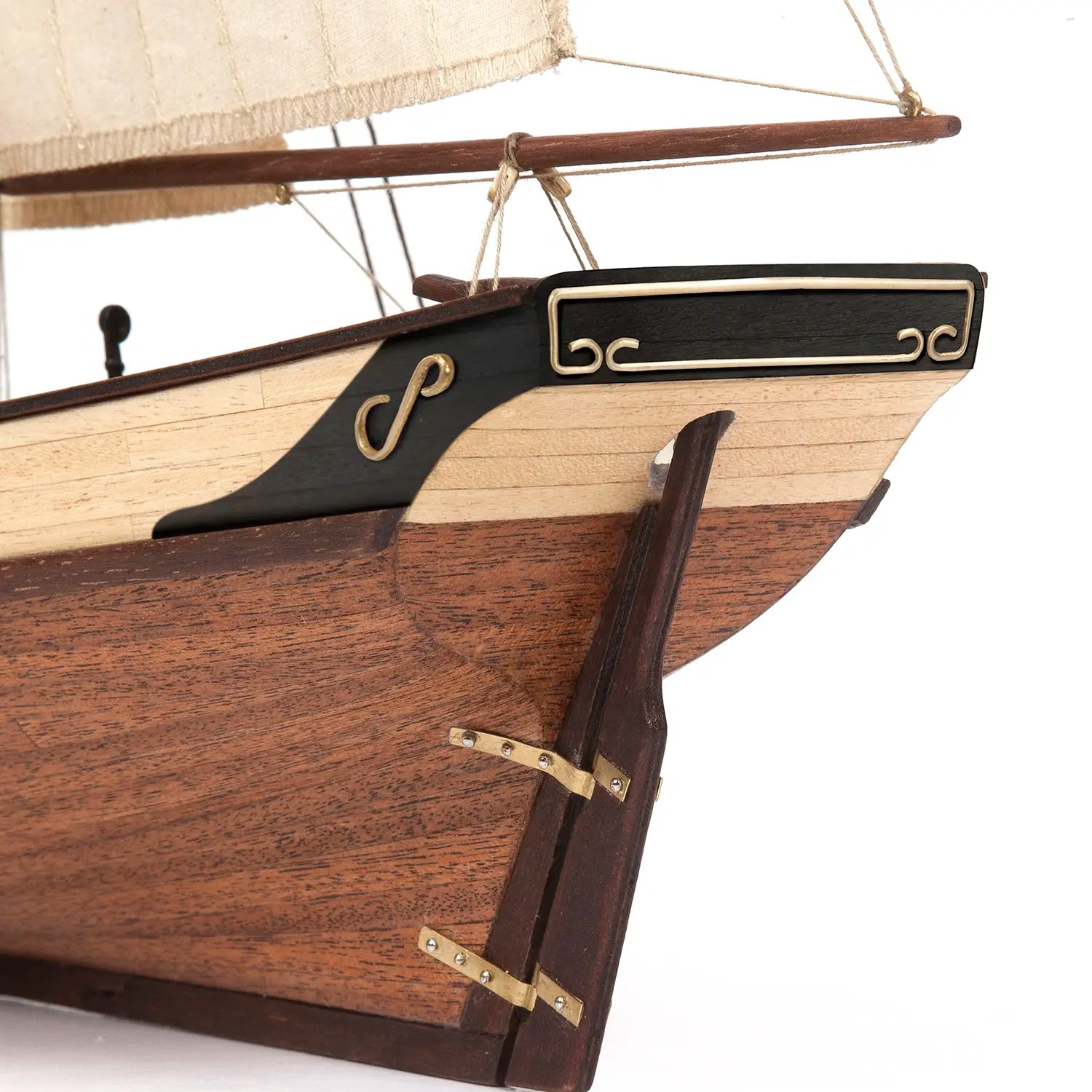 Maqueta de barco de madera iniciación Polaris